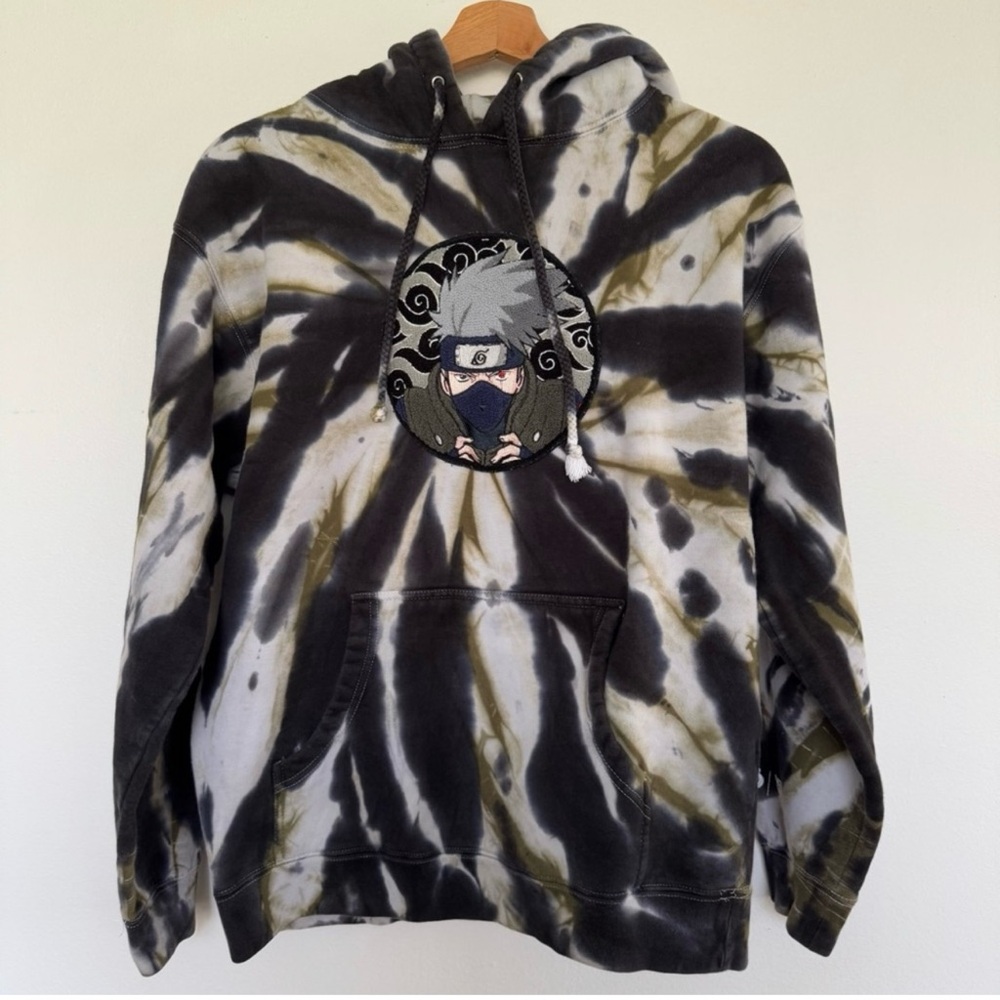 Hypland and x Naruto Tie Dye Hoodie